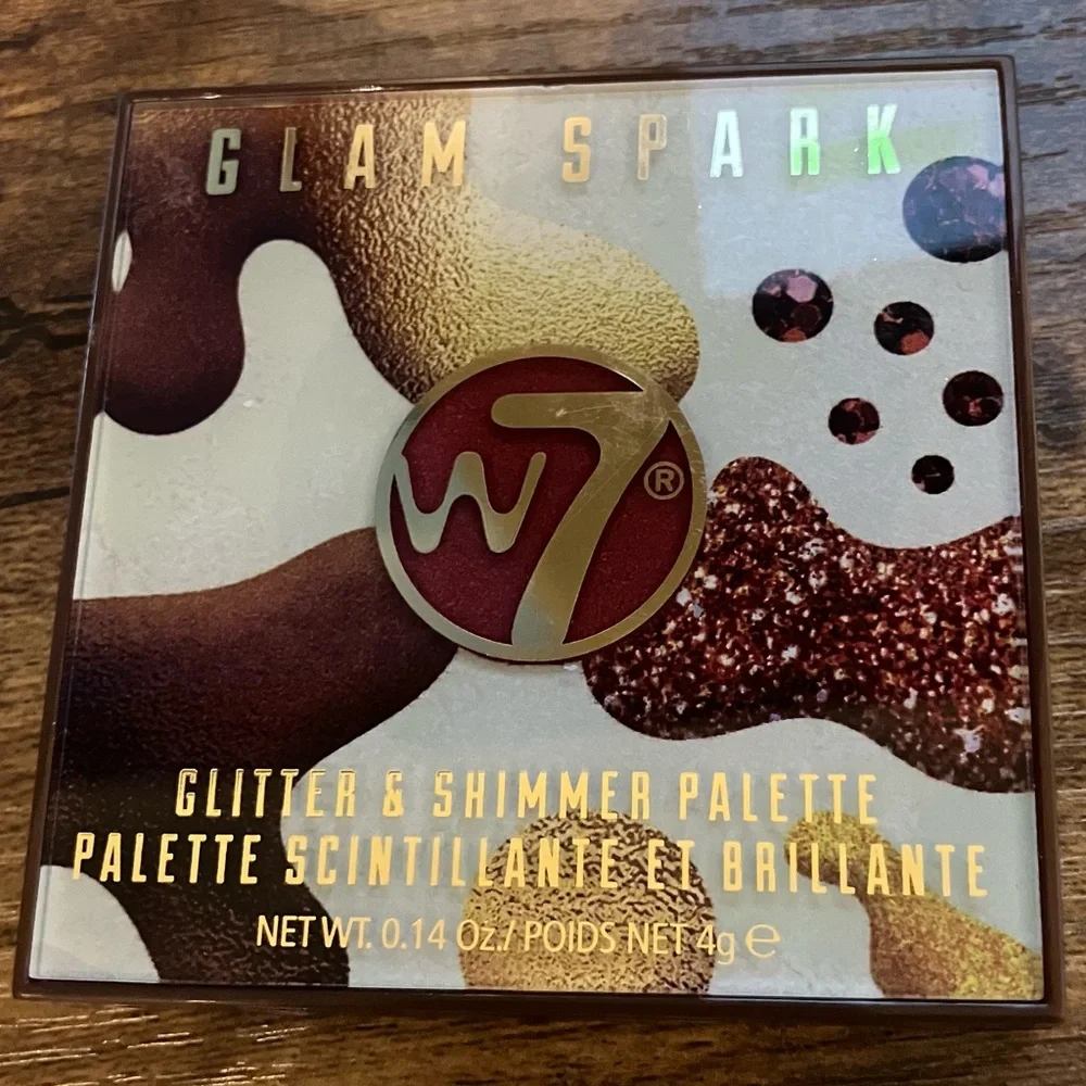 Glam Spark Glitter & Shimmer Eyeshadow Palette Shimmer NWT